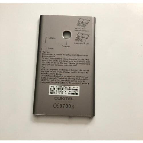 Used Protective Battery Case Cover Back Shell For OUKITEL U15S MTK6750T Quad Core 5.5 inch FHD 1920x1080