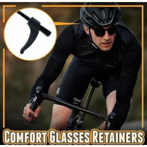 1Pcs Cycling Glasses Non-slip Sleeve Silicone Glasses Sleeve Leg Plate Hooks Foot Earmuffs Hypoallergenic Cover Non-slip Ear