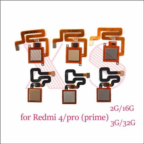 10x New touch ID Fingerprint scanner Sensor Flex Cable Ribbon for Xiaomi Redmi 4 Pro prime 2G/16G 3G/32G