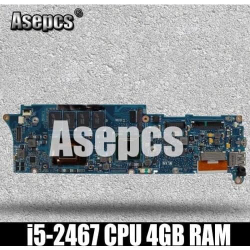 Asepcs UX21E With i5-2467 CPU 4GB RAM Mainboard REV3.1 For Asus UX21 UX21E laptop motherboard USB 3.0 100% tested