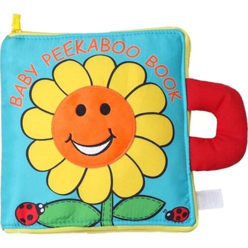 B2EB Early Educational Cloth Book DIY Premium Quality Soft Books for Toddlers Interest Development Supplies Non-toxic Book