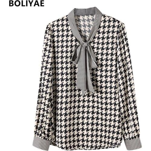 Женские атласные рубашки BOLIYAE China At AliExpress