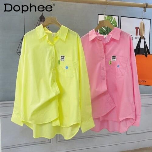 Dophee Women's Shirts With Embroidery