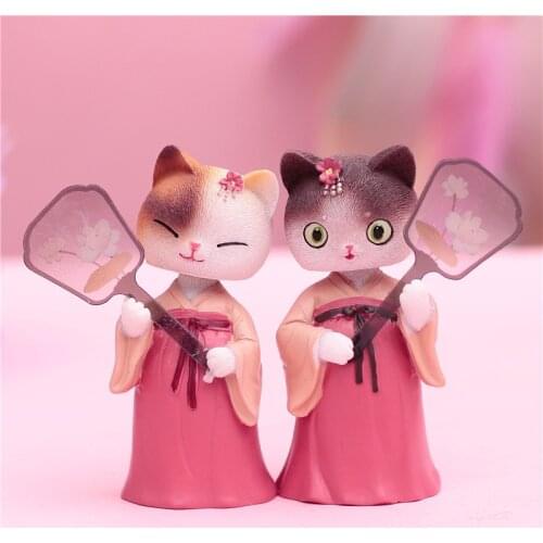 Blind Box New Palace Retro Hanfu Cat Emperor Cat Box Decoration home decoration accessories modern lucky cat