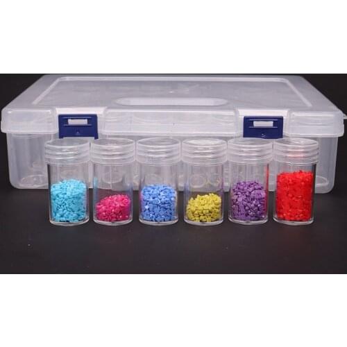 44 PCS Diamond Painting Tools Beads Container Rhinestone Diamond Embroidery Stone Storage Accessory Mosaic Convenience Box