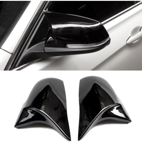 2pcs Mirror Covers Left Right Side Rearview Mirror Cover Cap For BMW 5 6 7 Series F10 F18 F11 F06 F07 F12 F13 F01 2014 2015 2016