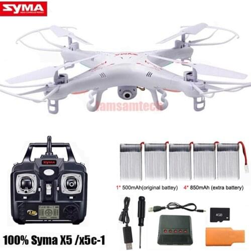 Original Syma X5C/ x5c-1 RC Quadcopter Drone With Camera or Syma X5 rc helicopter dron no camera