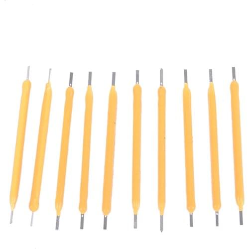 10Pcs DIY Filament Bulb Candle Light Source COB Super Bright LED Candle Light Lamp Manual Supply Warm White Lighting new