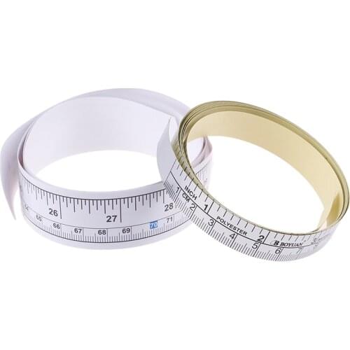90/151cm Self Adhesive Measure Tape Metric Inch Measure Tape Sewing Machine Sticker Tool Paper Ruler