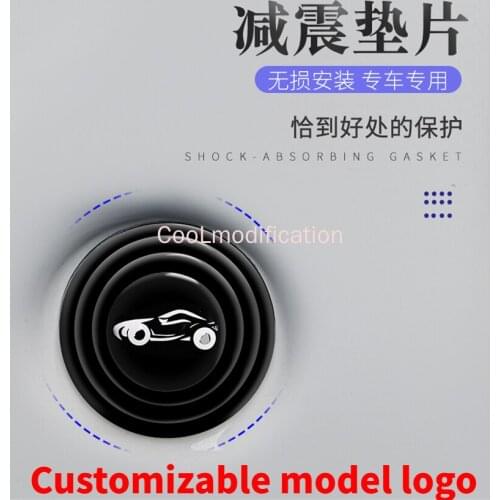 Automobile general shock absorber gasket shockproof cushion sound insulation anti-collision strip patch silicone shock absorber