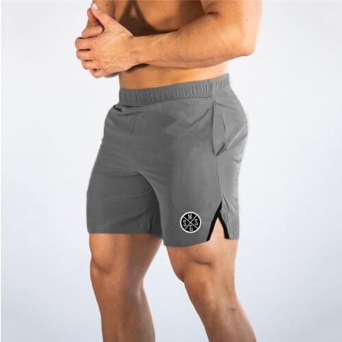 2021 Mens Brand Fashion Running Gym Training Shorts Men Sports Casual Clothing Fitness Workout Quick-drying Compression Shorts