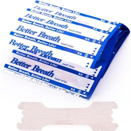 100pcs Nasal Strips Anti Snoring Aid Sleep Stop Snoring Better Breathe Nasal Pastes Relieve Stress Nasal Congestion Stickers