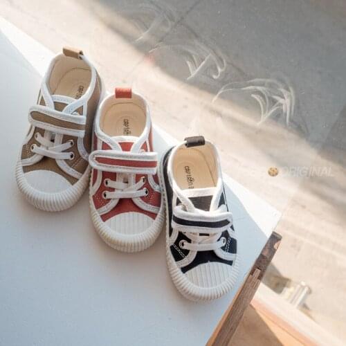 2021 new spring and autumn comfortable canvas boys shoes soft bottom breathable childrens shoes girls casual shoes kids shoes