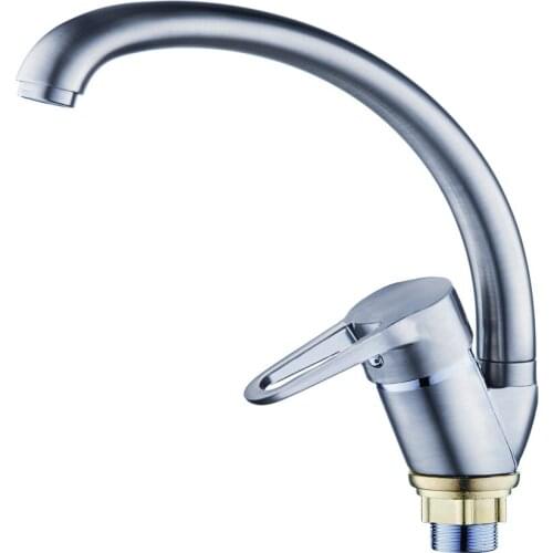 Kitchen Faucet Single lever kitchen mixer for Sinks Brushed Nickel High Arc Single Handle