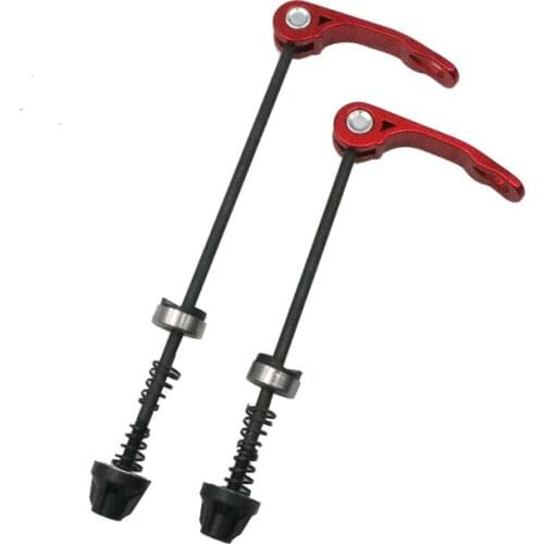 Bicycle Wheel Hub Skewers MTB Road Bike Clip Lever Axle 145/185mm Ti Axis Skewer Riding Front Rear QR Quick Release Skewers