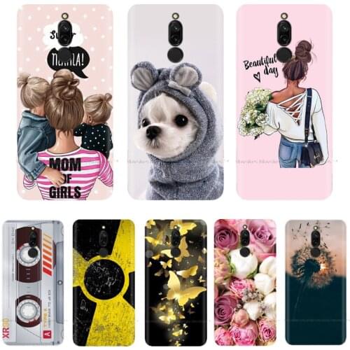 Silicone Phone Case For Xiaomi Redmi 8 Back Cover Hongmi 8 Case Pattern Coque Bag On for Xiaomi Redmi 8 Phone Case Bumper Cat