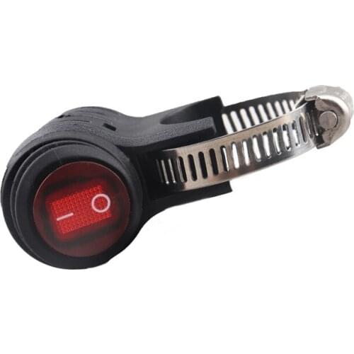12V Motorcycle Switch Handlebar Adjustable Switches Button Auxiliary Headlight Fog Lamp Work Light Spotlight Driving