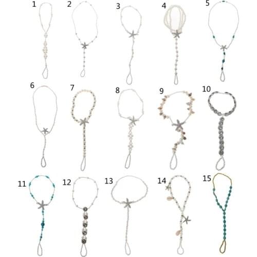 2Pcs Pearl Ankle Chain Beach Wedding Foot Jewelry Barefoot Sandal Anklet Chain