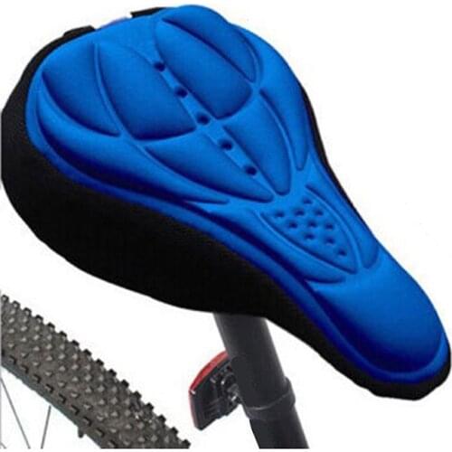HobbyLane 3D Breathable Bicycle Seat Cover Soft Embossed High-elastic Seat Cushion Cycling Saddle for Bicycle Bike Accessories
