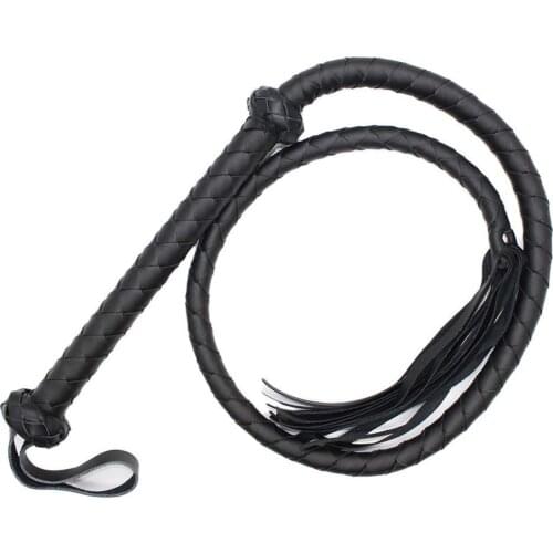5 Feet Length Faux Leather Whip Long Quality Crops Equestrianism Horse Crop Horse Riding Whip