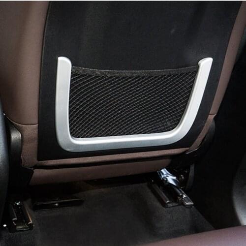 ABS 2pcs Car Styling Backrest Frame Decoration Cover Trim For BMW X3 G01 G08 2018 Auto Interior Modified Decals