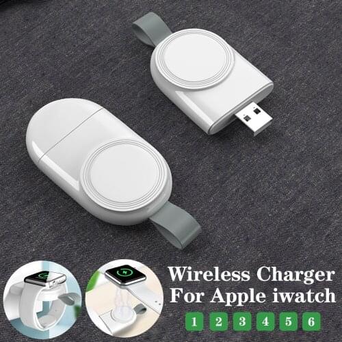 Wireless Charger For Apple iwatch 6 5 4 3 2 1 Series Watch Charger USB Portable Charging Dock Station Chargeur For Apple Watch
