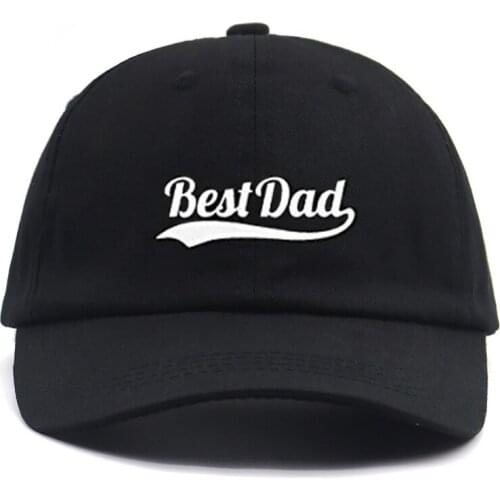 100% cotton embroidery Best Dad baseball cap pre black adjustable fashion dad hats new men women hip hop snapback hat casual