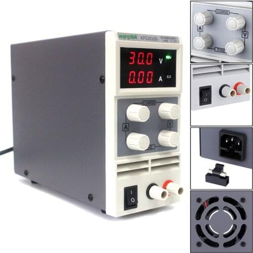 KPS3010D DC Power Supply Output 0-30V and 0-10A 0.1V/0.01A Display Resolution Protection Laboratory Powe Supply