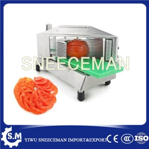 Commercial Tomato Slicer onion Cutter Multipurpose Handheld Round Fruit Stainless Steel