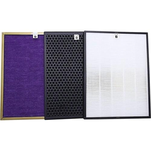 3Pcs/Lot Ac4141 Ac4143 Ac4144 Filter Kit for AC4072 AC4074 AC4083 AC4084 AC4085 AC4086 AC4014 ACP073 Air Purifier Parts