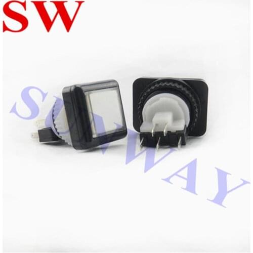 27*27mm Small square LED Light Illuminated push button switch for casino slot machine gambling game machine micro switches