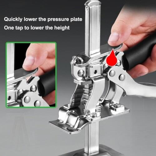 Multifunctional Door Tile Height Adjuster Anti-slip Hand Tool Plate Drywall Alloy Leveling Auxiliary Tool