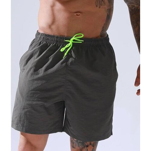 Mens Summer Beach Shorts Comfortable Quick Dry Multicolor Breathable Board Shorts Sportswear Bottoms Drawstring Bodybuilding