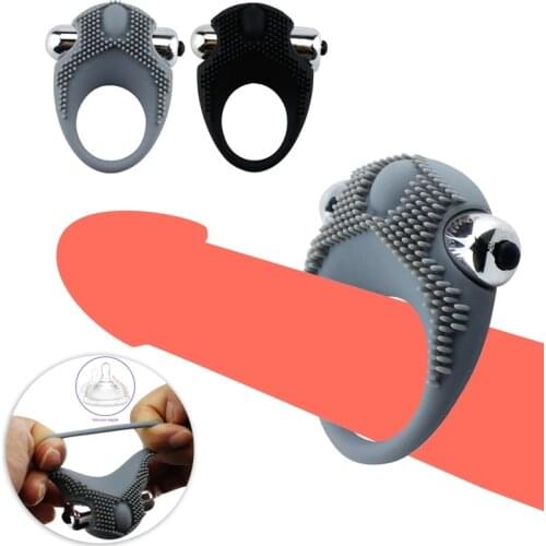 Male Penis Vibration Ring G Spot Vibrator Sex Toy Adult Games Sex Shop Produtos Sex Toys For Woman Couples Bdsm Gags & Muzzles