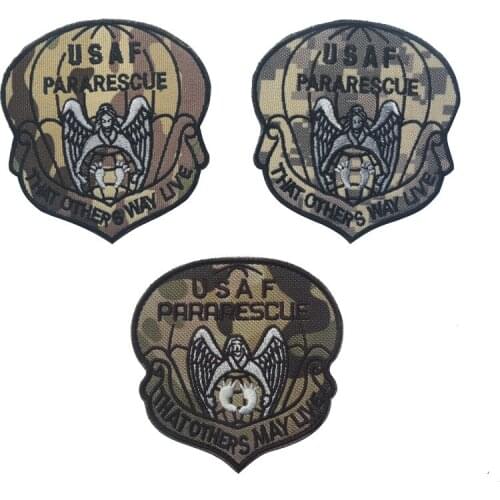 United States USAF PARARESCUE Patches military AIRBORNE badge insignia patches US army AIRSOFT Tactical for coat