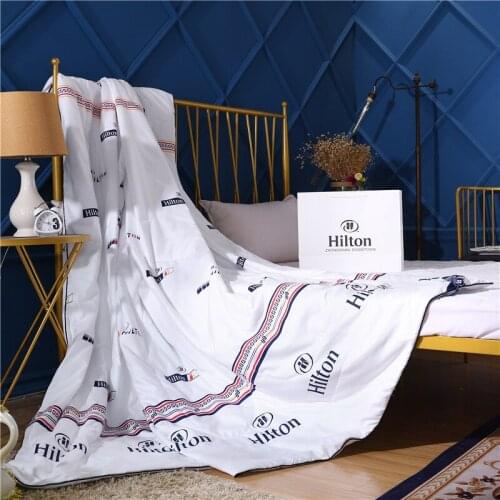 2021New Hilton summer quilt Hotel washable air conditioning quilt core double summer cool quilt comforters