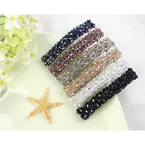 New Arrivals Shining Crystal Rhinestone Hair Clip Pin Barrette Hairpins For Girls Hairband Accessories Jewelry Tiara Headdress