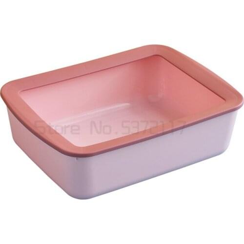 Semi closed cat litter basin anti splash large litter basin open sand table Cat Toilet cat supplies cat litter Basin