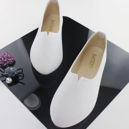 Plus Size 35-43 Flats Women Shoes Pointed Toe Slip on Flat Shoes Faux Suede Loafers Single Shoes Ladies Boat Shoes sneakersG