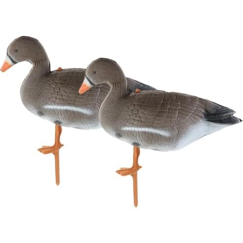2x Outdoor Lifelike Foam Goose Hunting Decoy Scarecrow Bird Decoys Repeller