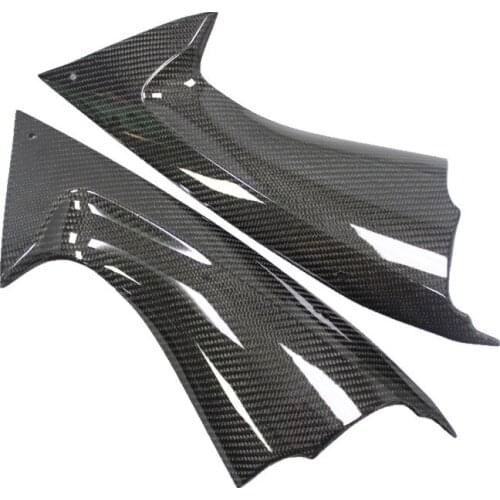 Air Duct Intake Cover Full Carbon Fiber 100% For Yamaha R6 2008 - 2014 2015 2016