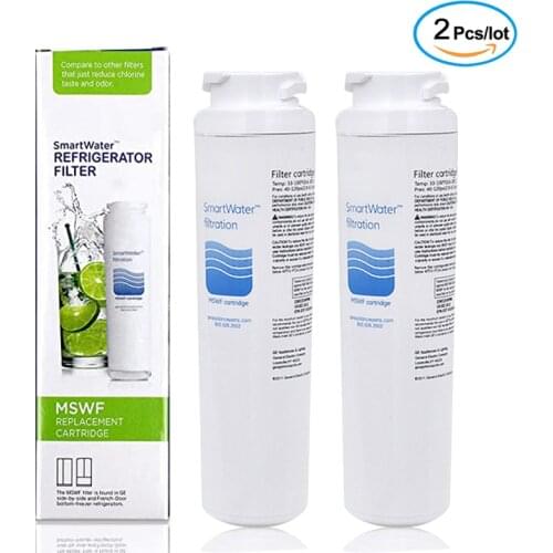 Replacement GE MSWF refrigerator water filter 2 packs