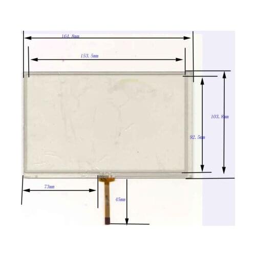 ZhiYuSun POST 6.9inch touch screen digital player handwriting screen outer periphery dimension 164.8*103.8 General touch screen
