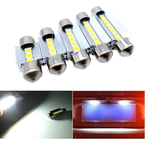 2x Canbus Led C5w Lamp Car Interior Lights For Peugeot 106 107 2008 206 207 208 3008 306 307 Sw 308 406 407 5008 508 Boxer