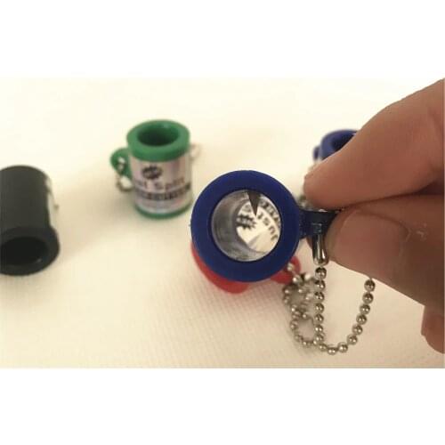 25*20mm Creative mini Cigarillo Cigar Cutter Blunt Splitter Keychain Smoking Pipes Cigarette Accessories