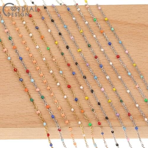 Cordial Design Jewelry Accessories/Hand Made/DIY Chain/Oil Drop/MultiColor/Jewelry Findings & Components/Stainless Steel Chain