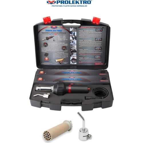 230V 1650W Prolek 9000 Hot Air Gun Plastic Welding Repair Machine Car Buffer SET