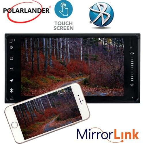 Car Radio 2 Din 7 Inch for Andorid TF Bluetooth Without CD/DVD Touch Screen Mirrorlink USB FM GPS For Toyota Corolla 2001-2008
