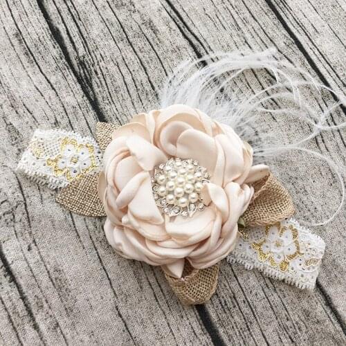 Free Shipping Flower Girl Headband Kids Hair Accessories Photo Prop