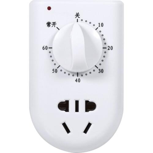AC 220V 10A 60Min Countdown Control Timer Socket Electronic Digital Timer Switch Socket Time Control Switch